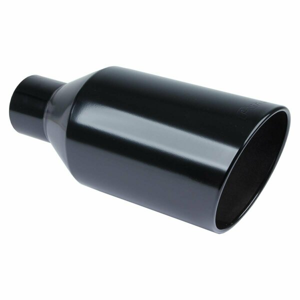 Pypes Performance Exhaust Black Weld-On Exhaust Tip - 4 x 8 x 18 in. PYPEVT408B